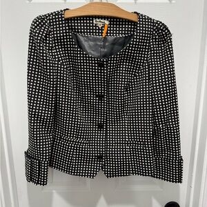 Anthropologie Taikonhu Well Behaved Polka Dot Jacket Size 10